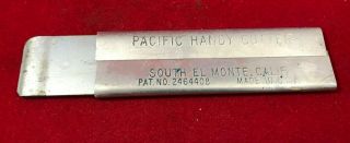 Classic Vintage Pacific Handy Cutter South El Monte California Made In U.  S.  A.