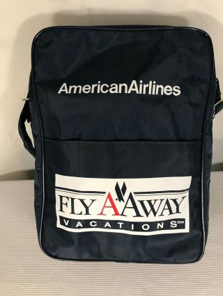 Vintage American Airlines Fly Aaway Vacation Carry On Bag