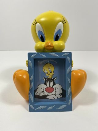 Vintage Warner Bros Looney Tunes Tweety Bird Picture Photo Frame 1997