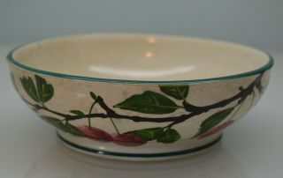 A Good Antique Early Wemyss Ware Pottery Cherry Pattern Bowl Early 20th Century