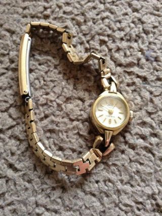 Vintage Stowa ladies rolled gold wristwatch.  17 jewel.  Keeps good time.  K61 2