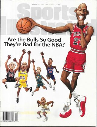 Sports Illustrated 1997 Michael Jordan Chicago Bulls Nba Basketball No Label