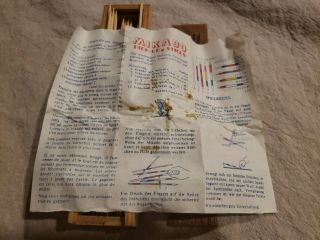 Mikado Spiel (Wood Pick Up Sticks) in Wooden Box - Vintage.  Complete 2
