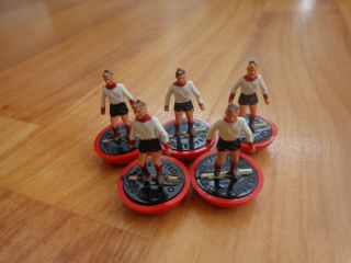Vintage Football Subbuteo Hw Heavyweight Ref 81 Clyde / Liverpool 2nd X5 Spares