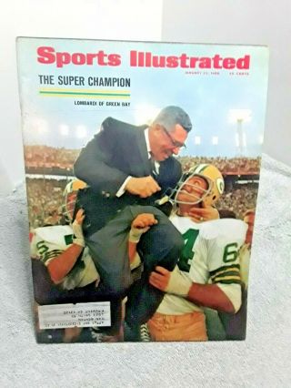 Sports Illustrated January 22 1968 Vince Lombardi Green Bay Packers