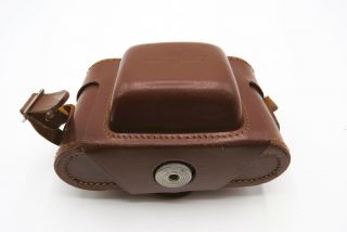 Vintage Wirgin Brown Leather Case For Edixa Cameras -,