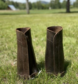 Military Shin Guards Antique Wwi Mcmonies