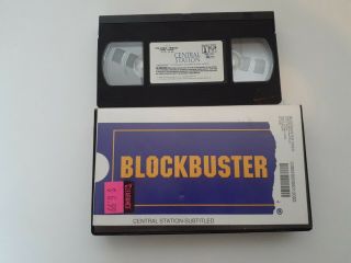 Blockbuster Video Official Vhs Vcr Clamshell ‘case And Movie’blockbuster Vintage