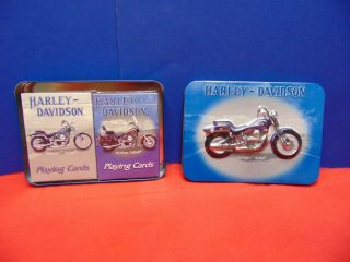 Harley Davidson Playing Cards w/ Tin 2