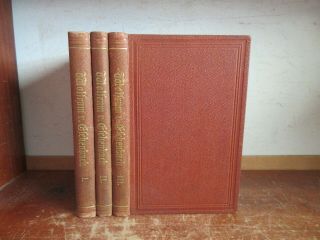 Old Wolfram Von Eschenback Parzival / Titurel Book Set 1870 - 1871 Antique Poetry