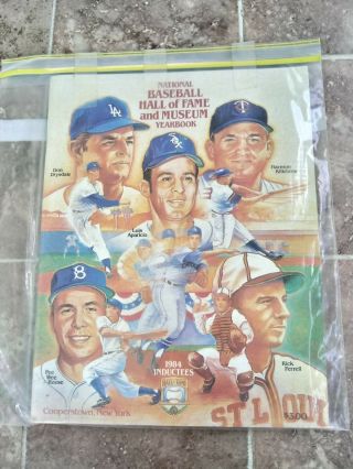 1984 National Baseball Hall Of Fame Yearbook Harmon Killebrew Pee Wee Reese