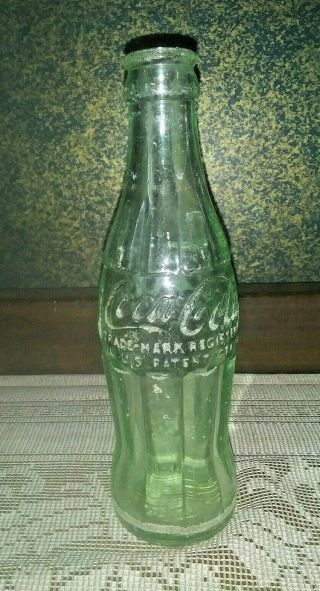 1955 Vintage Sanford Nc Coca Cola Coke 6 Oz Bottle Hobbleskirt (pb - 295)