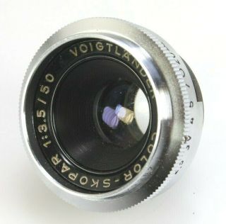 Voigtlander Color Skopar 50mm F3.  5 Vintage Lens - Ideal For Digital Camera Mount?
