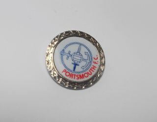 Portsmouth Fc - Vintage Insert Crest Badge