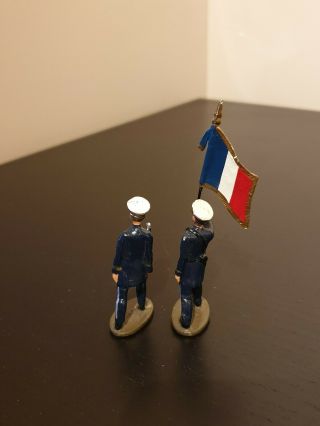Vintage Lead Soldiers X 2 French 1/32 Scale 3