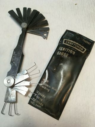 Vintage Craftsman Ignition Gauge No.  40801