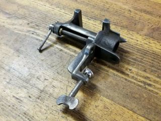 Antique Tools Bench Vise & Anvil Colton 1885 Machinist Blacksmith Rarest ☆usa