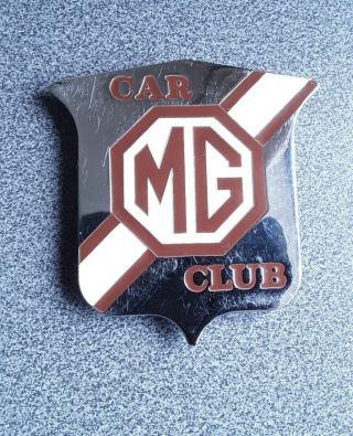 Mg Car Club Badge - Vintage