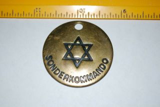 Vintage Jewish Ss Sonderkommando Id Tag Wwii