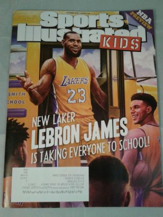 Sports Illustrated For Kids October 2018 Lebron James Nba Preview Lakers