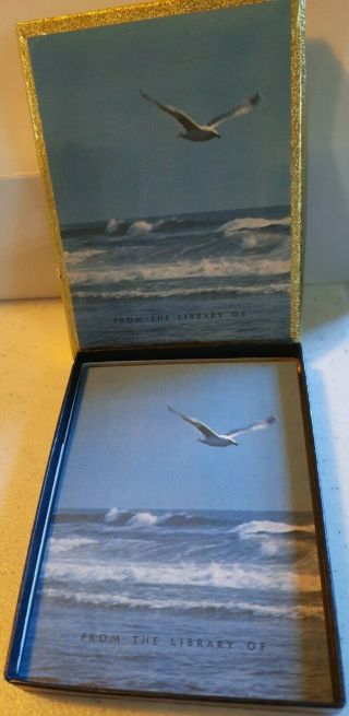 Vintage Antioch Bookplate Ocean Waves Seagull Flying Set Of 43