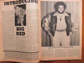 1982 The Wrestler Mag (big Red/david Von Erich/tommy Rich/hulk Hogan/bob Backlund