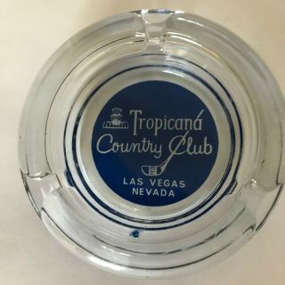 Vintage Tropicana Country Club Las Vegas Nevada Ashtray w the Pineapple Fountain 2