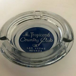 Vintage Tropicana Country Club Las Vegas Nevada Ashtray w the Pineapple Fountain 3