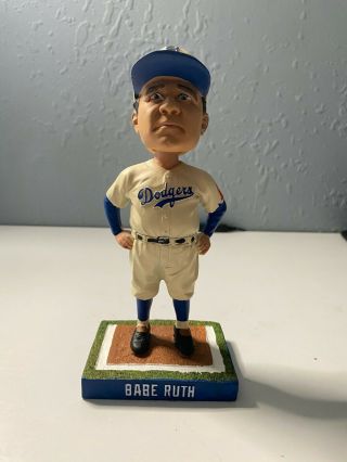Babe Ruth 2014 Los Angeles Dodgers Sga Bobblehead With Box