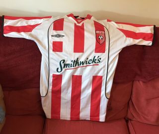 Vintage Derry City Shirt Size S Vgc For Age