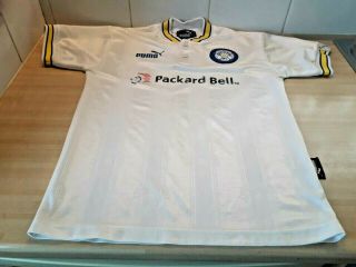 Vintage Leeds United Afc Football Shirt.  (small Size) 30/32 Inch - 78 /81 Cm