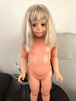 Vintage 1980’s Patti Playpal Doll By Ideal 35”