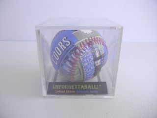 Coors Field Colorado Rockies Baseball Unforgettaball Limited Edition Cased