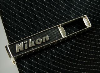 Nikon Camera Vintage Tie Clip Bar Advertising Promotional Item