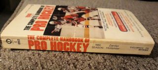 1980 book of The COMPLETE HANDBOOK OF PRO HOCKEY by Zander Hollander. 3