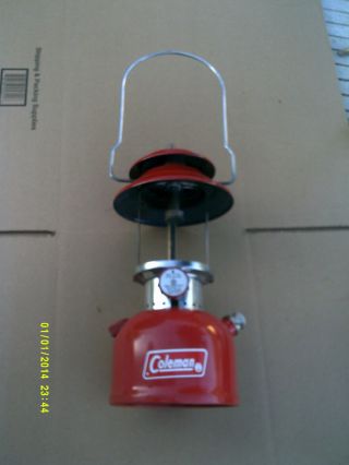 Vintage 1973 Coleman 200a Red Lantern 2 - 73