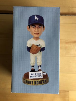 2012 Sandy Koufax 1972 Hall Of Fame La Dodgers Giveaway Bobblehead