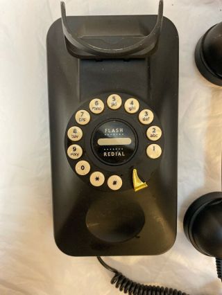 Vintage Old Grand Wall Telephone Push Button With Coord 3