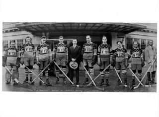 1 - 8 X 10 Photo Of The 1928 - 29 York Americans Hockey Club