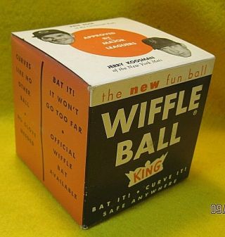 Pete Rose / Jerry Koosman Wiffle Ball Regulation Softball Size,  Reds/ny Mets