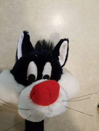 Looney Tunes Sylvester Golf Club Driver Head Cover Pre Owned 1997 Vintage