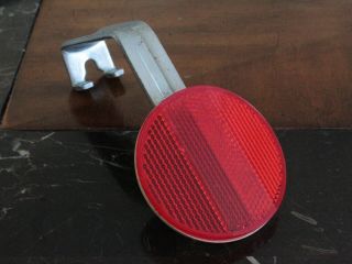 Vintage Nos Cat Eye B - 2 Rear Bicycle Reflector Mount With Rr - 250 Red Reflector