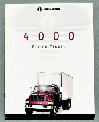 1996 International 4000 Series Trucks Prestige Brochure 28 Pages 96i