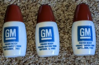 (6) Vintage General Motors GM Fisher Body Grand Rapids Trim 1983 Salt Shakers 2