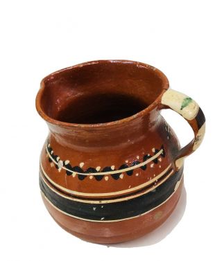 Mexican Vintage Red Clay Small Pitcher