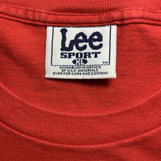 Vintage NHL Detroit Red Wings Lee Sport Hockey Helmet Red Shirt Size XL 3