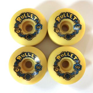 Vintage Santa Cruz Bullet Speed Wheels 63mm 92a Skateboard Nos 80’s Yellow Og