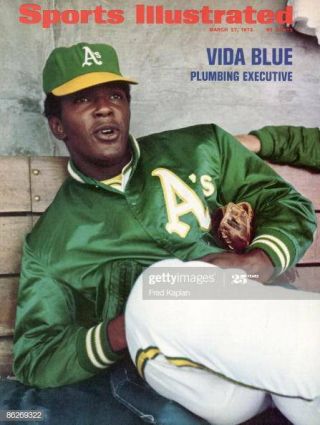 March 27,  1972 Vida Blue Oakland A 