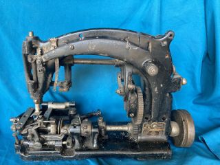 Antique Union Sewing Machine Industrial Us 9900 Double Locked Stitch