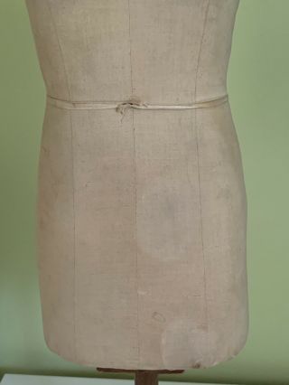 Unique Vintage Table Top Faux Women’s Mannequin Dress Form 3